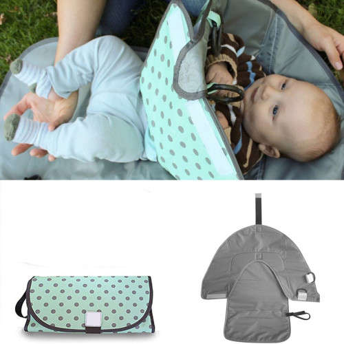 Clean Hands Changing Pad Portable Baby 3in1 Cover Mat Folding Diaper Bag Kit