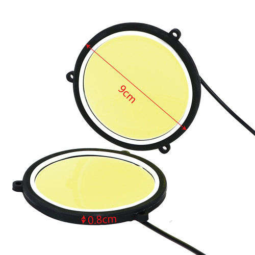 2x Universal Car DRL COB LED Light Daytime Running Auto Fog Lamp