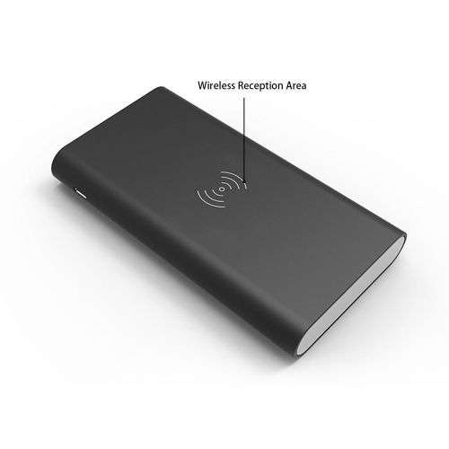 10000mAh Qi Wireless Power Bank & Fast Charging USB LED Portable Battery Charger