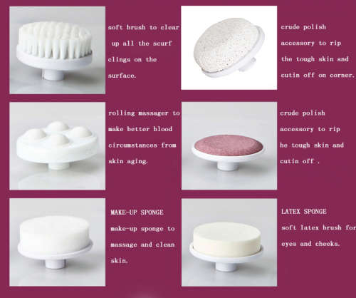 6 in 1 Facial Cleansing massager face beauty Multi-Function Device