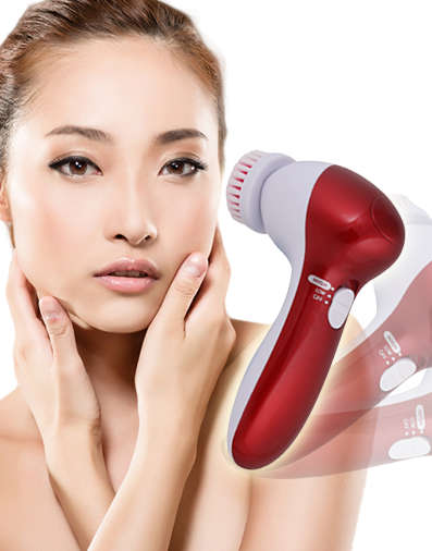 6 in 1 Facial Cleansing massager face beauty Multi-Function Device