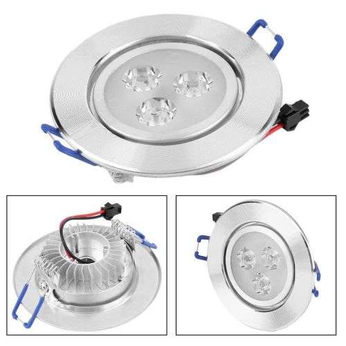 3W 5W 7W  9W 12W LED Recessed Ceiling Panel Downlight Fixture Lamp Spot