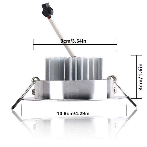 3W 5W 7W  9W 12W LED Recessed Ceiling Panel Downlight Fixture Lamp Spot