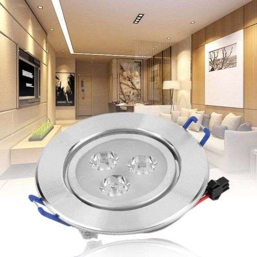 3W 5W 7W  9W 12W LED Recessed Ceiling Panel Downlight Fixture Lamp Spot