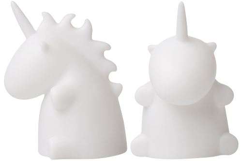 Cute Kids LED Night Light Bedroom Unicorn Animal Home Decor Battery Wall Lamp