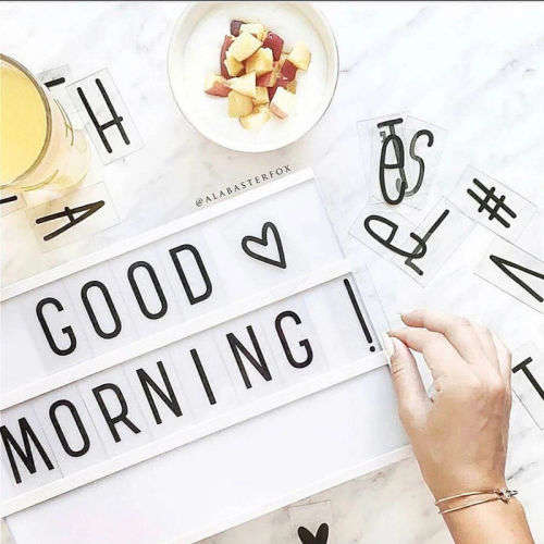 A4 Cinematic Light Up Sign Box Cinema LED Letter Lamp Home Party Decor Wedding