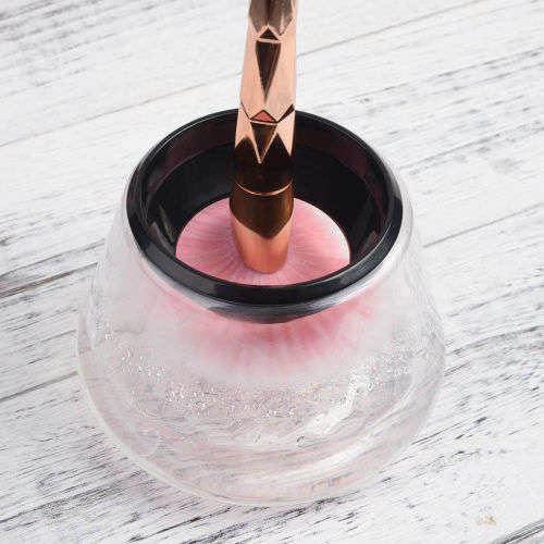 Professional Electric Makeup Brush Cleaner and Dryer Machine, Cleans and Dries