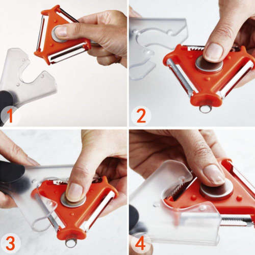 Portable 3 in 1 Fruit Peeler Multifunctional