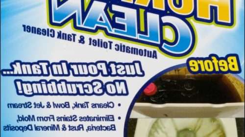 HURRI CLEAN TOILET AND TANK CLEANER