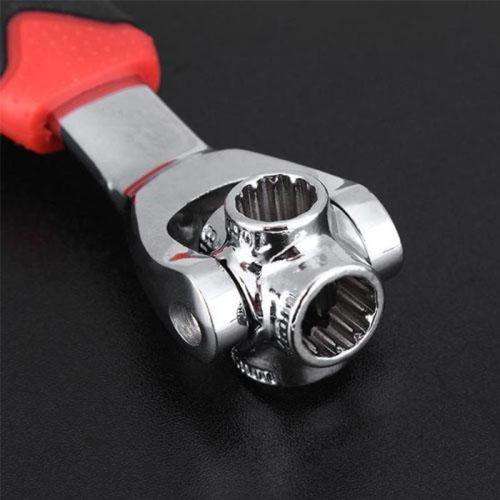 48 in 1 Tool Socket Work with Spline Bolts  6-Point Spanner Universal Wrench