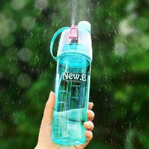New.B 600ml Water Bottle With Sprayer