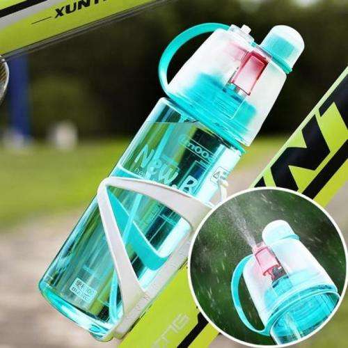 New.B 600ml Water Bottle With Sprayer