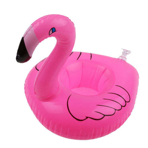 Inflatable Unicorn /Flamingo Cup Holder Pool Float Lilo Bath Toy Beach Toy