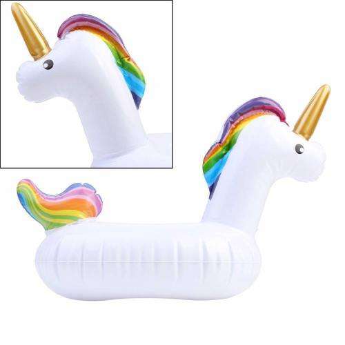 Inflatable Unicorn /Flamingo Cup Holder Pool Float Lilo Bath Toy Beach Toy
