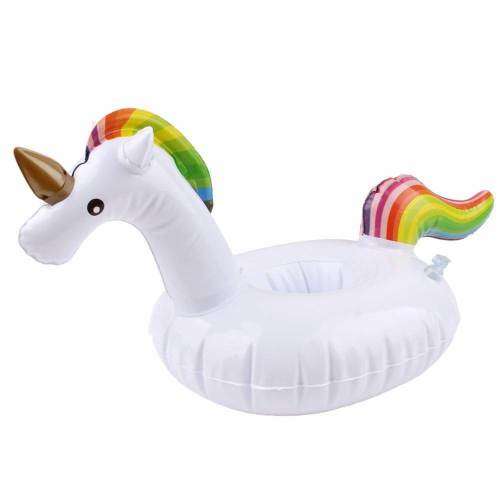 Inflatable Unicorn /Flamingo Cup Holder Pool Float Lilo Bath Toy Beach Toy