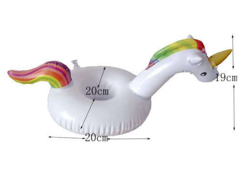 Inflatable Unicorn /Flamingo Cup Holder Pool Float Lilo Bath Toy Beach Toy