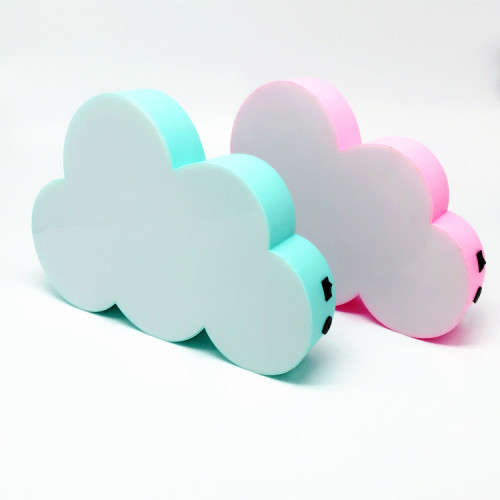 DIY Message Acrylic LED Light Advertising Display Battery Cloud light box