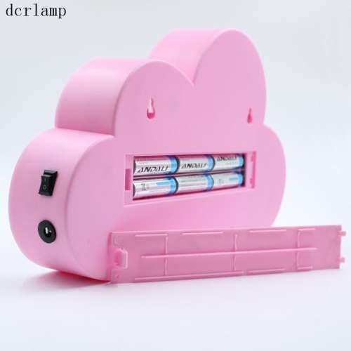 DIY Message Acrylic LED Light Advertising Display Battery Cloud light box