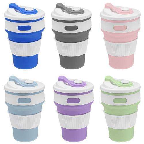 350ML COLLAPSIBLE SILICONE BEVERAGE CUP
