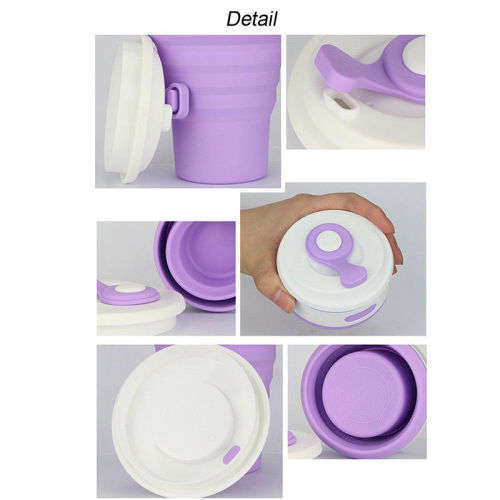 350ML COLLAPSIBLE SILICONE BEVERAGE CUP