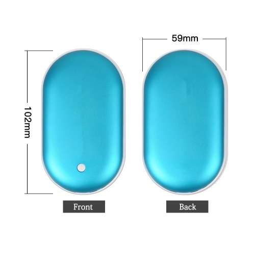 Electric USB Rechargeable Portable Pocket Hand Warmer Heater & Power Bank