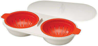 M CUISINE MICROWAVE EGG POACHER