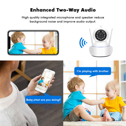 Wireless WiFi IP 720P 1MP Three Antenna Security   Camera