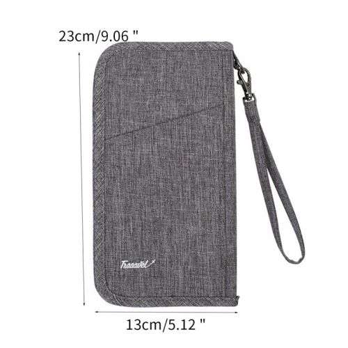 Passport Bag Men Women Travel Boarding Cards Ticket Holder Handbag Travel Wallet