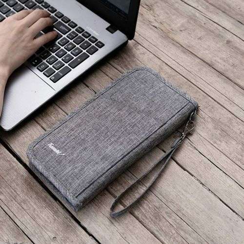 Passport Bag Men Women Travel Boarding Cards Ticket Holder Handbag Travel Wallet