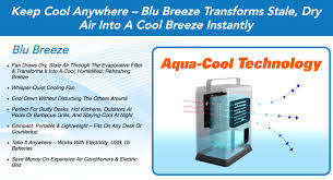Intelligent Mini air cooler Blu Breeze Portable Air Conditioner