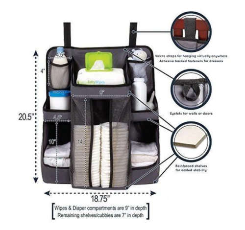 SNUGGLETIME HANGING NURSERY ORGANIZER