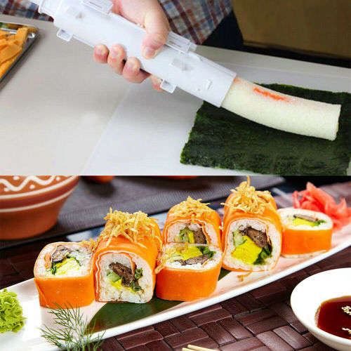Sushi Roll Maker Rolling Mat Mold Sushezi Rice Roller Mould DIY Kitchen Tool