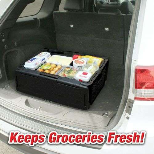 41Quarts/60Cans CHILL CHEST FOLDABLE PORTABLE NO ICE CAN COLD DRINK TRAVEL COOLER PICNIC BOX CAR