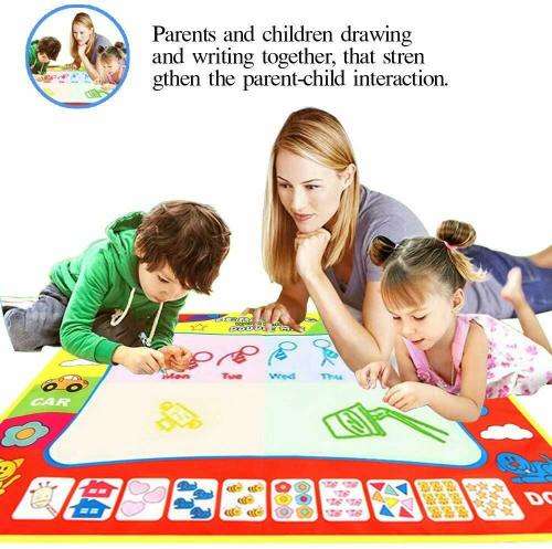 Kids Children Doodle Mat Water Painting Large Writing Board Mat Magic Pen Toy