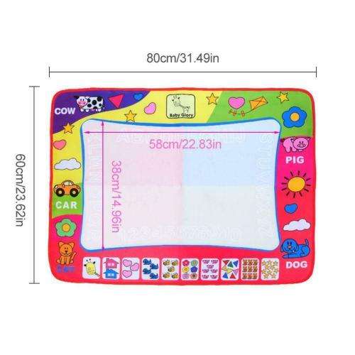 Kids Children Doodle Mat Water Painting Large Writing Board Mat Magic Pen Toy