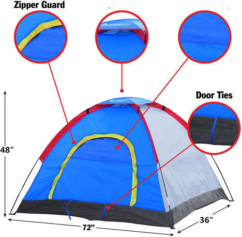 kid's 2-person dome tent