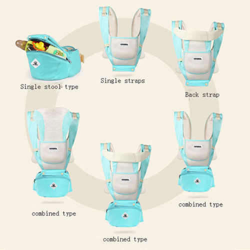New Multifunction Breathable Front Facing Baby Carrier Comfortable Sling Backpack Infant Waist Stool