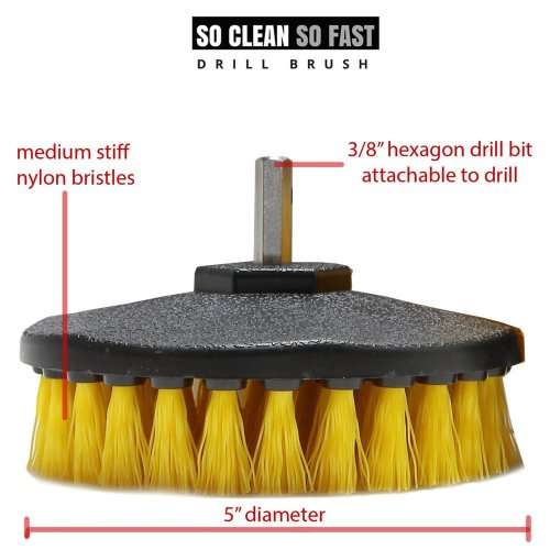 SO CLEAN AND SO FAST MULTI PURPOSE  DRILL BRUSH