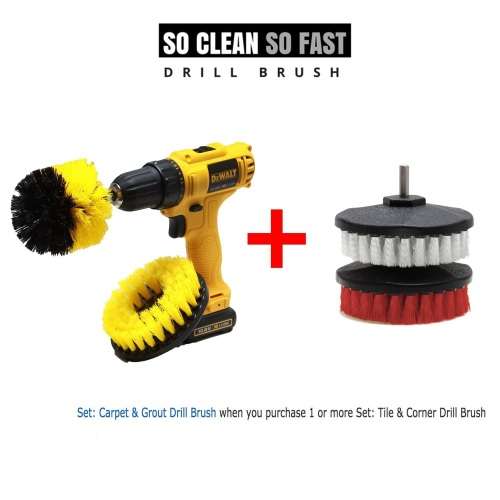 SO CLEAN AND SO FAST MULTI PURPOSE  DRILL BRUSH