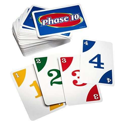 Multicolor Paper Uno Phase 10 Cards