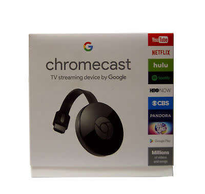 CHROMECAST TV STREAMING DEVICE