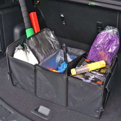 FOLDABLE TRUNK ORGANISER AND COOLER