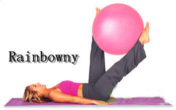 Set Of Yoga Mat And Yoga Ball