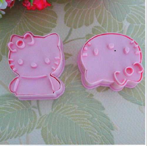 2pcs hello Kitty Pull-Press Fondant/ Cookie Mold