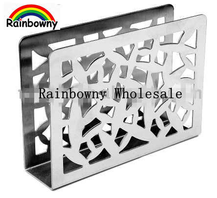 10 ON AUCTION!!!high quality stainless steel napkin holder