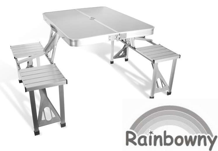 Aluminum  picnic table outdoor folding table