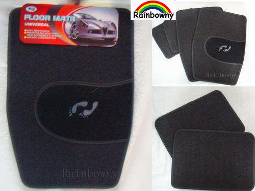2 ON AUCTION!!!Set Of 4PCS Carpet Car Floor Mats