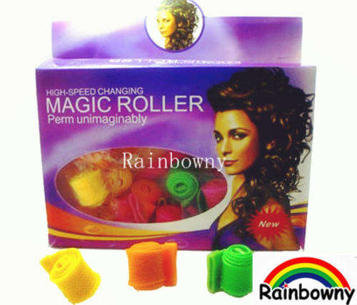 18 PCS DIY Magic Hair Curlers Curl Spiral Ringlets Leverage Rollers