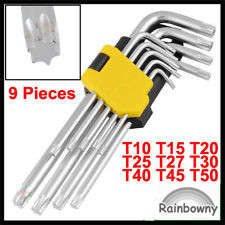 10 ON AUCTION!!!9PCS High Quality torx key wrench  T10-T50