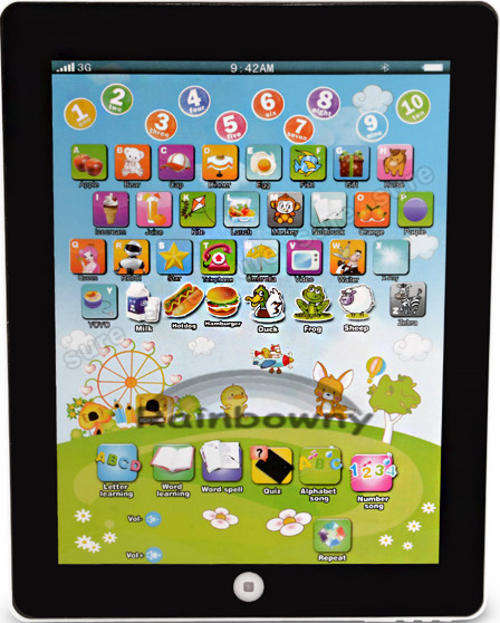 KIDS CHILDREN GIFT TOYS LAPTOP TABLET TOUCH ALPHABET EDUCATIONAL LEARN COMPUTER